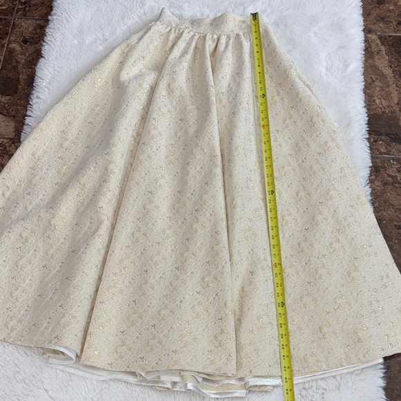 Bognar and Piccolini Bognar Blue,Size XS,Elegant Cream Maxi Skirt - Picture 14 of 17